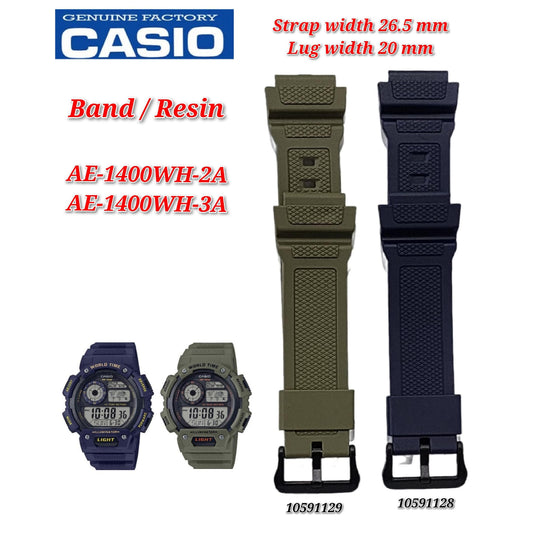 Genuine Casio AE-1400WH Replacement Parts - BAND/RESIN