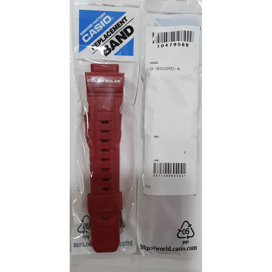 Original Casio G-shock G-9300RD-4 Replacement Parts -  BAND/RESIN ..