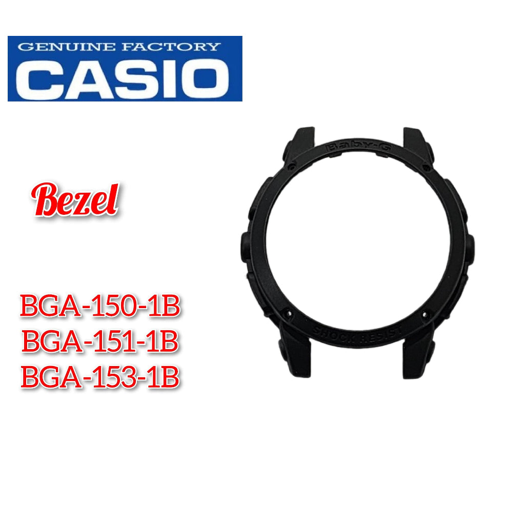 Original Casio BGA-153-1B / BGA-150-1B / BGA-151-1B Replacement Parts - BEZEL/RESIN