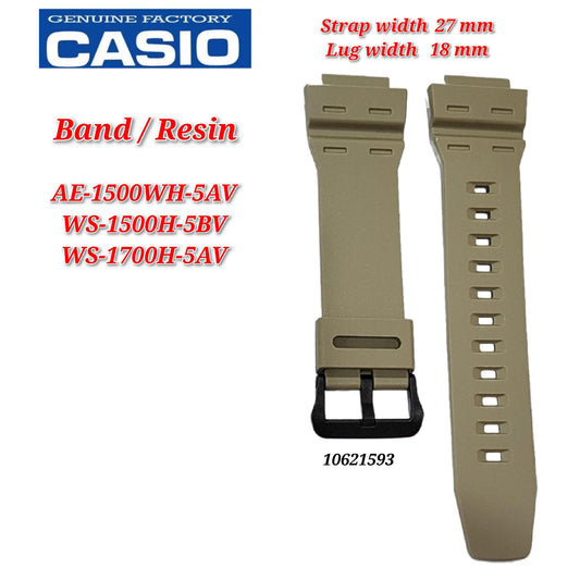 Genuine Casio AE-1500WH / WS-1700H / WS-1500H Replacement Parts - BAND/RESIN