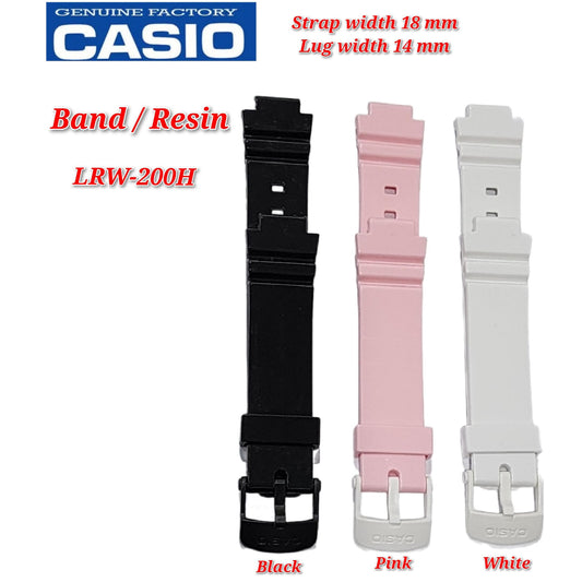 Genuine Casio LRW-200H (14mm) Replacement Parts - BAND/RESIN