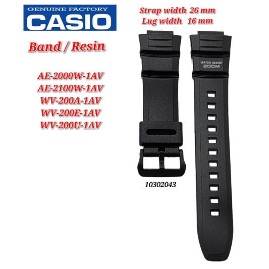 Genuine Casio AE-2000W / AE-2100W Replacement Parts - BAND/RESIN