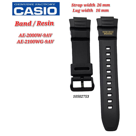 Genuine Casio AE-2000W / AE-2100WG Replacement Parts - BAND/RESIN