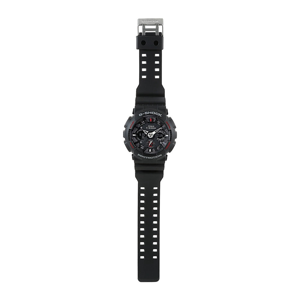 Casio G Shock GA-120-1A Men's Black Resin Strap Digital Watch ..