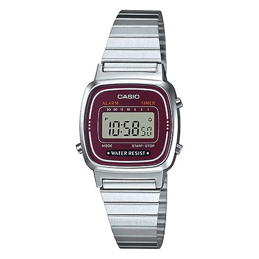 Casio Women's LA670WA Daily Alarm Digital Watch