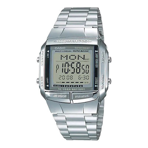 Casio DB-360-1A DATA BANK Stainless Steel Watch DB-360G / DB-360