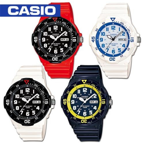 Casio Men's MRW-200HC-4B  Men's Analog Diver Style Watch 100m Analog Resin