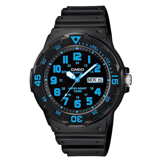 Casio Men's MRW-200H-3B  Men's Analog Diver Style Watch 100m Analog Resin