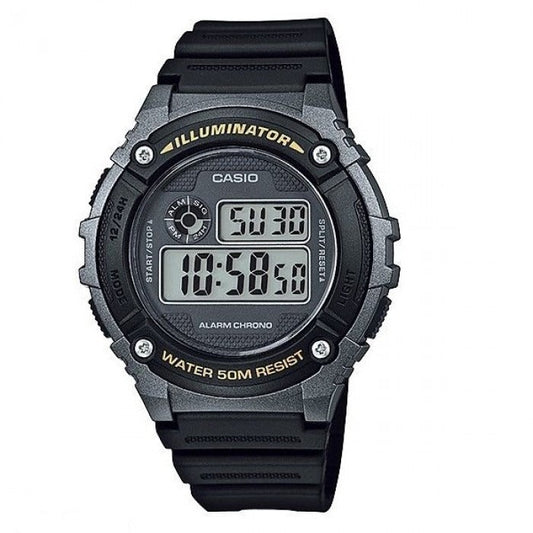 Casio W-216H-1B Classic Digital Resin Watch