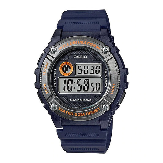 Casio W-216H-2B Classic Digital Resin Watch