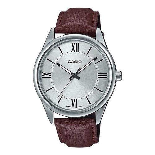 Casio MTP-V005L-7B5 Men's Leather Dress Watch