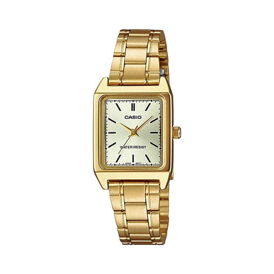 CASIO LTP-V007G-9E ORIGINAL LADIES CLASSIC GOLD ANALOG