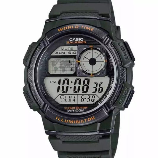 Casio AE-1000W-3AV Men's Digital with Resin Band Sports Watch