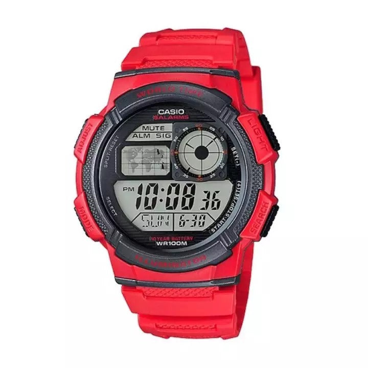 Casio AE-1000W-4AV Men's Digital with Resin Band Sports Watch