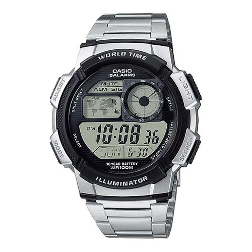 Casio AE-1000WD-1A Men's Digital with Resin Band Sports Watch